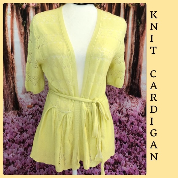 Anthropologie Sweaters - Anthropologie Knit & Knotted Cardigan MED